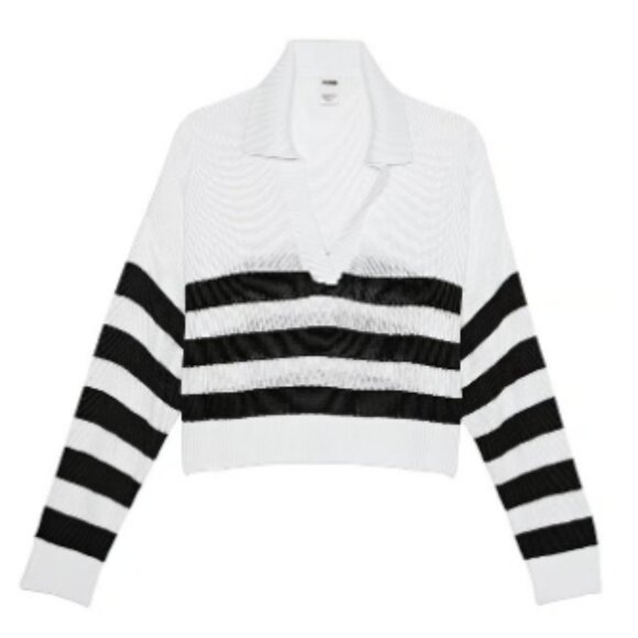 Victoria's Secret‎ PINK Sweater Size XXL Cambridge Knit Polo Academia Preppy - Picture 1 of 7